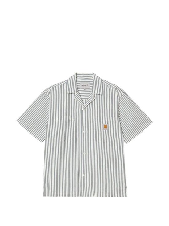 26SS 칼하트 WIP 숏슬리브 레벨 셔츠 I036203 3K5XX BLUE RIVER WAX DOM