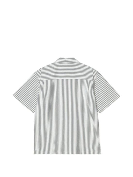 26SS 칼하트 WIP 숏슬리브 레벨 셔츠 I036203 3K5XX BLUE RIVER WAX DOM - CARHARTT WIP