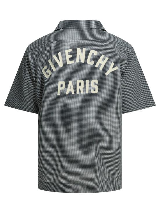 26SS 지방시 반팔 셔츠 BM616J16BG 114 NAVY DOM - GIVENCHY