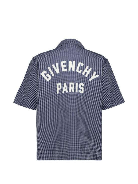 26SS 지방시 반팔 셔츠 BM616J16BG 114 NAVY DOM - GIVENCHY