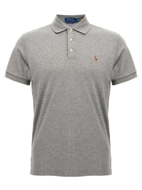 26SS 폴로 랄프로렌 폴로 티셔츠 710713130007 STEEL HEATHER DOM