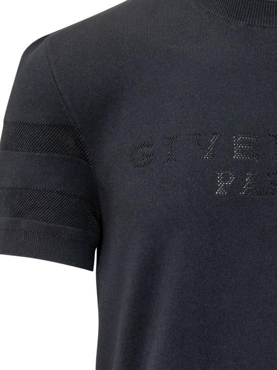 26SS 지방시 반팔 티셔츠 BM90WJ4YPA 499 DARK NAVY DOM - GIVENCHY