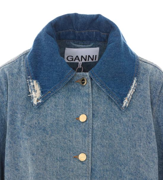 26SS 가니 데님 자켓 A1010179 567 Blue - GANNI