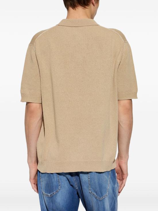 26SS 디스퀘어드2 폴로 티셔츠 S71HA1413 D13214 110 BEIGE DOM - DSQUARED2