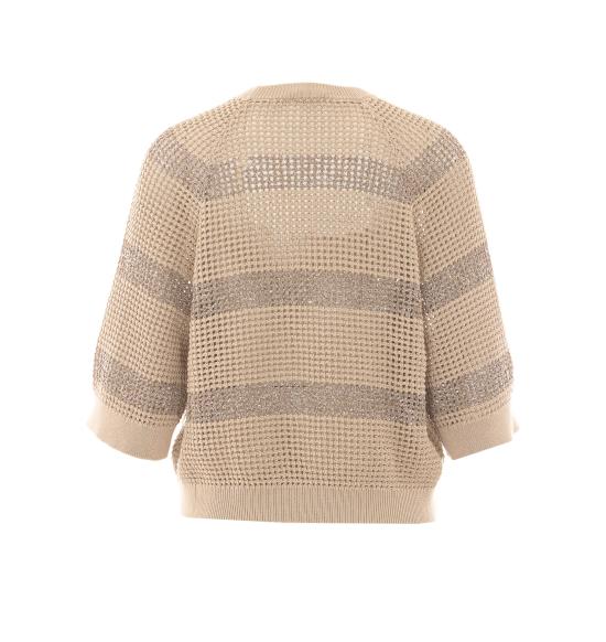 26SS 브루넬로 쿠치넬리 스웨터 M58772800 CKH72 Beige - BRUNELLO CUCINELLI