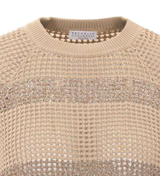26SS 브루넬로 쿠치넬리 스웨터 M58772800 CKH72 Beige - BRUNELLO CUCINELLI