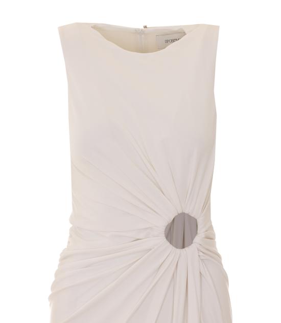 26SS 스포트막스 롱 원피스 2612621032600 SPXSALETTA 004 White - SPORTMAX