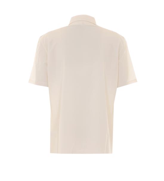 26SS 브루넬로 쿠치넬리 버진 울 라이트웨이트 캔버스 폴로 셔츠 MM6961301F CTL60 White - BRUNELLO CUCINELLI