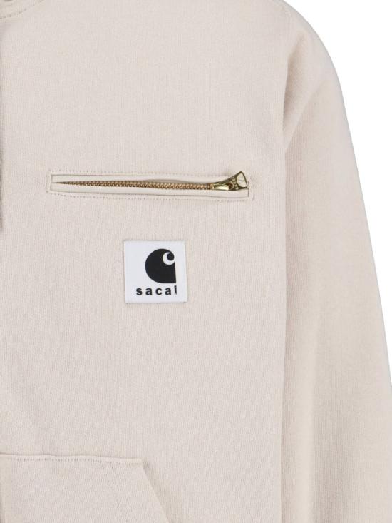 26SS 사카이 후드 티셔츠 26 01091S199 Neutrals - SACAI