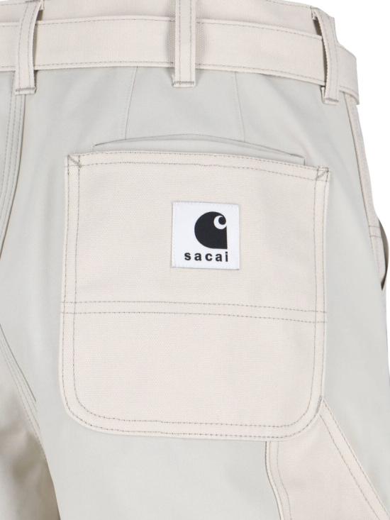 26SS 사카이 스트레이트 팬츠 26 03993M199 White - SACAI