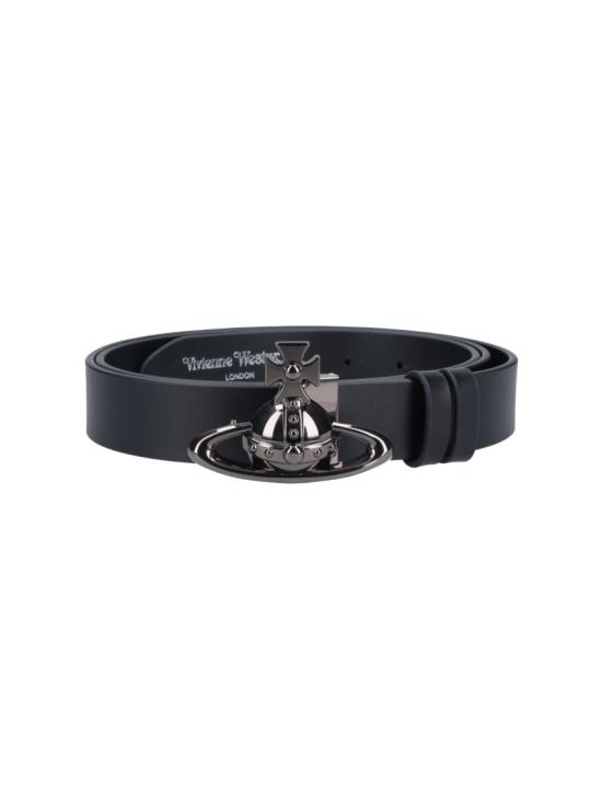 26SS 비비안웨스트우드 레귤러 벨트 8201008CU L00CHN401 Black