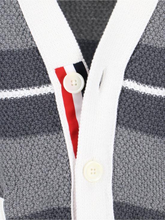  톰브라운 가디건 MKC641A Y3016035 Grey - THOM BROWNE