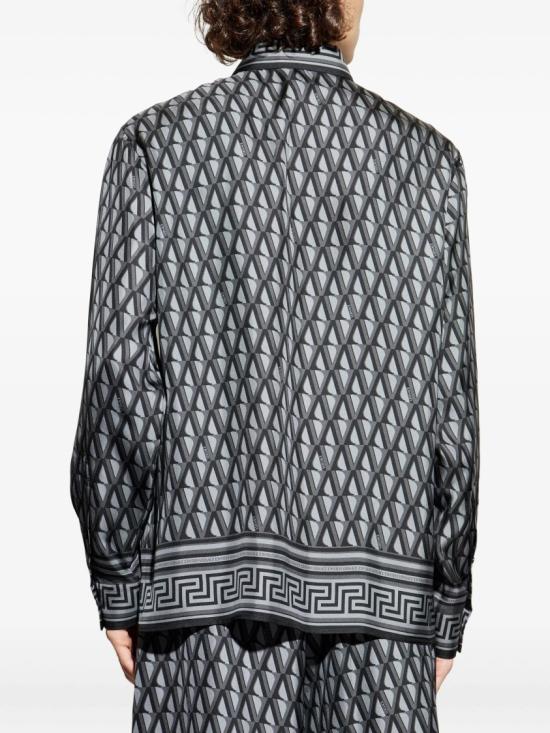 26SS 베르사체 긴팔 셔츠 1019438 1A16785 Grey - VERSACE