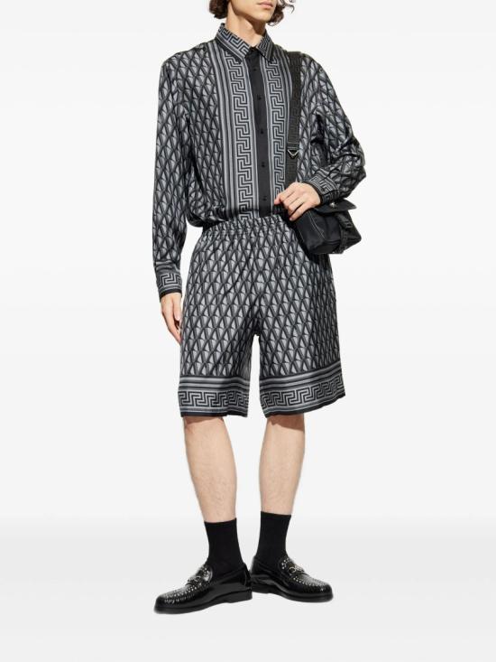 26SS 베르사체 긴팔 셔츠 1019438 1A16785 Grey - VERSACE