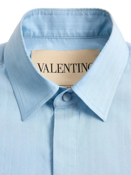 26SS 발렌티노 가라바니 긴팔 셔츠 8V0ABT35BFW Blue - VALENTINO GARAVANI