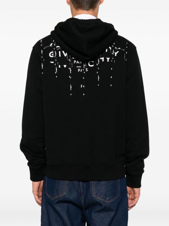 26FW 지방시 후드 티셔츠 BMJ0NJ3YU8 001 BLACK - GIVENCHY
