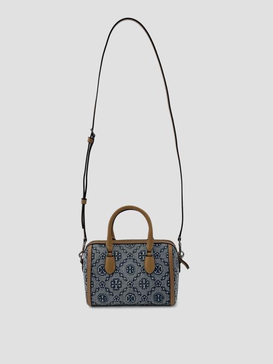 26SS 토리버치 모노그램 데님 토트백 183612 400 POWDER BLUE - TORY BURCH