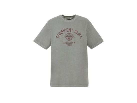  오니츠카타이거 반팔 티셔츠 2183B612 020 HEATHER GREY DOM
