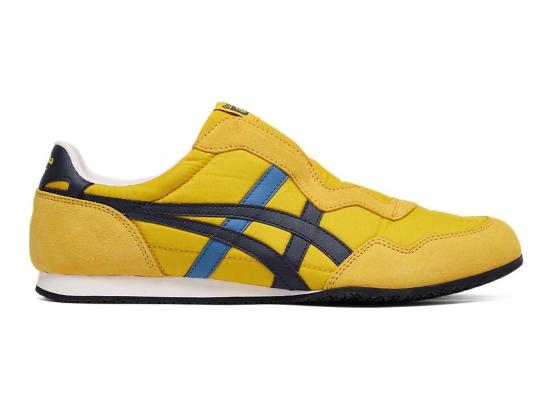 오니츠카타이거 스니커즈 1183C615 750 SUNFLOWER YELLOW INDIGO NAVY DOM - ONITSUKA TIGER