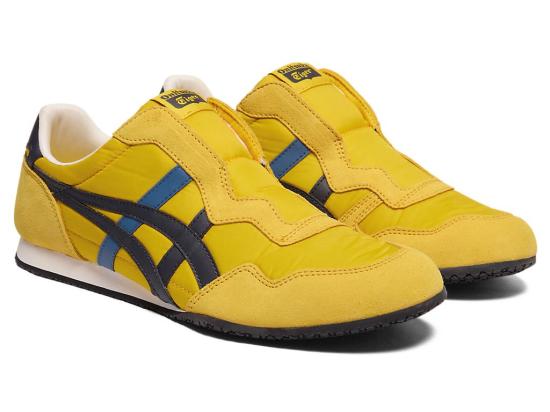  오니츠카타이거 스니커즈 1183C615 750 SUNFLOWER YELLOW INDIGO NAVY DOM
