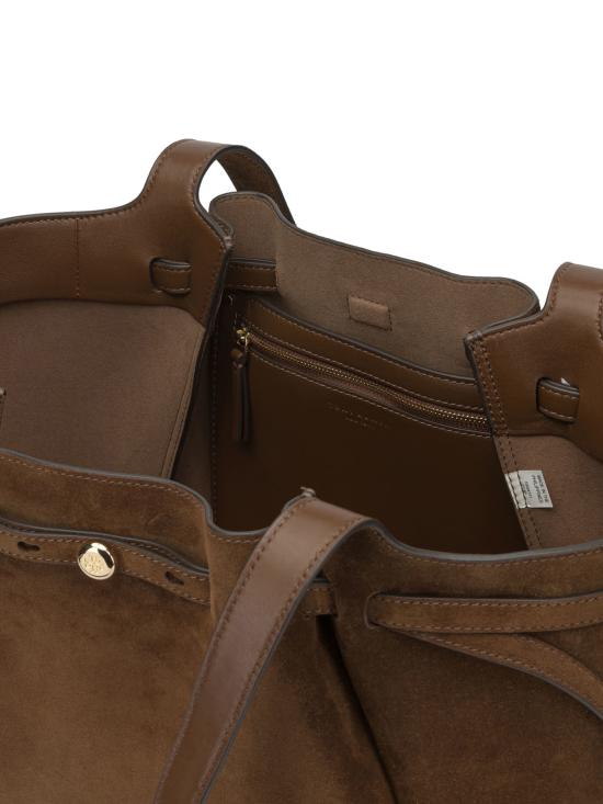 26FW 토리버치 로미 라지 토트 백 178158200 Brown - TORY BURCH
