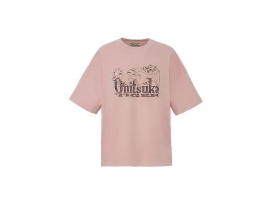  오니츠카타이거 반팔 티셔츠 2183B608 700 LIGHT PINK DOM