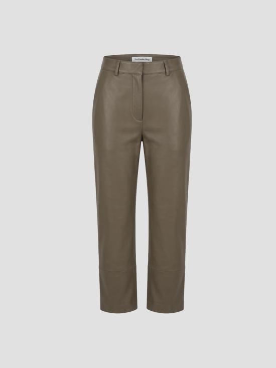 26SS 더프랭키샵 가죽 팬츠 PAFS21790285 CAMEL