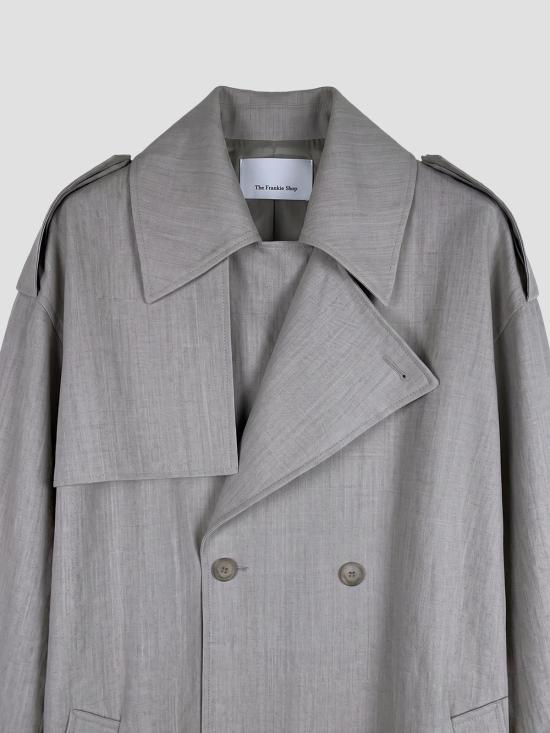 26SS 더프랭키샵 트렌치 코트 TRFS22023276 BEIGE MELANGE - THE FRANKIE SHOP