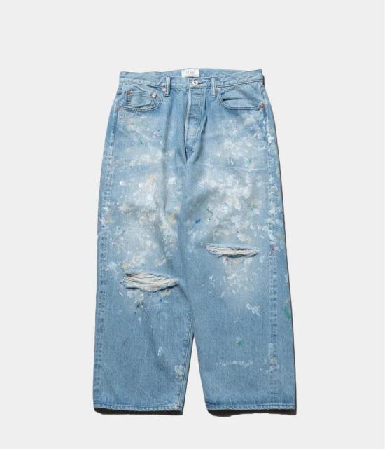 26SS HERILL 데님 팬츠 26030HL808011 DMGD WRN DAMAGED WORN