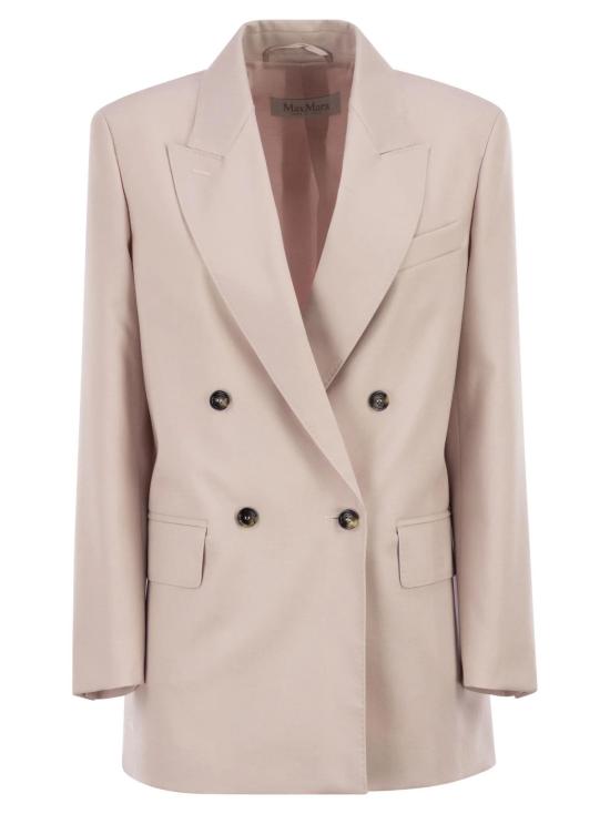 26SS 막스마라 MXMOMBROSA 옴브로사 버진울 자켓 2611041171600 022 BEIGE PINK