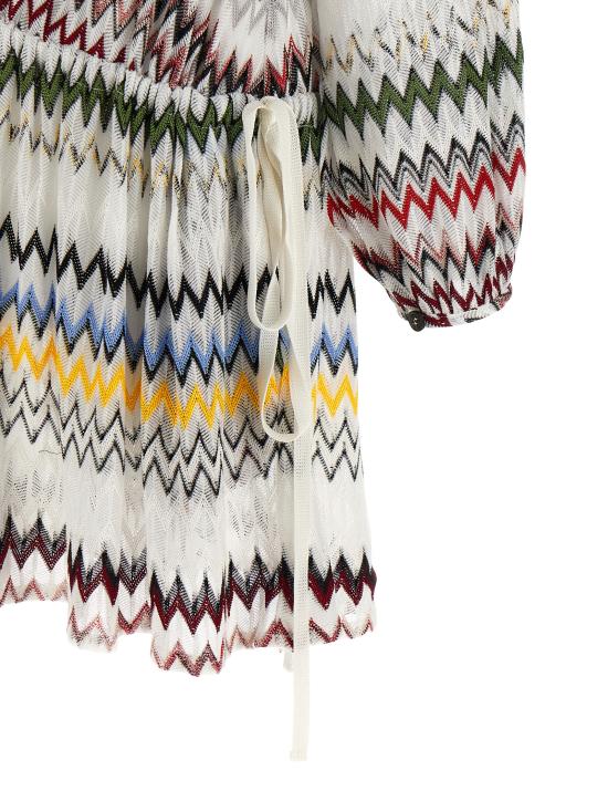 26SS 미소니 숏 원피스 DS26SG09BR0150S01K2 White - MISSONI