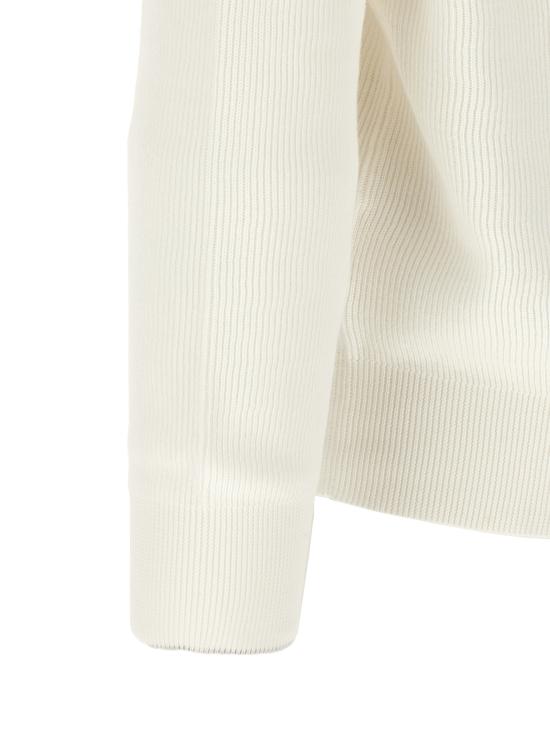 26SS 브루넬로 쿠치넬리 잉글리시 립 가디건 M29400116CO312 White - BRUNELLO CUCINELLI