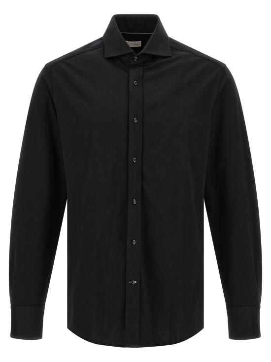 26SS 브루넬로 쿠치넬리 긴팔 셔츠 MH8766686C101 Black