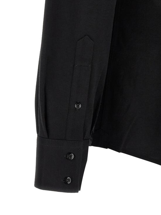 26SS 브루넬로 쿠치넬리 긴팔 셔츠 MH8766686C101 Black - BRUNELLO CUCINELLI