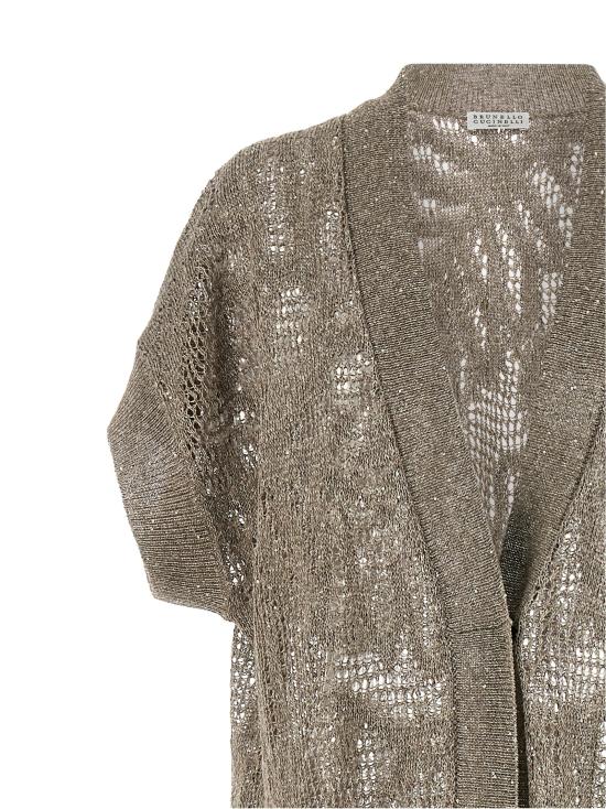 26SS 브루넬로 쿠치넬리 가디건 MDT771016C9089 Brown - BRUNELLO CUCINELLI