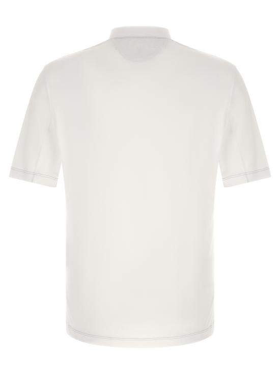 26SS 브루넬로 쿠치넬리 반팔 티셔츠 MW8641310FC159 White - BRUNELLO CUCINELLI