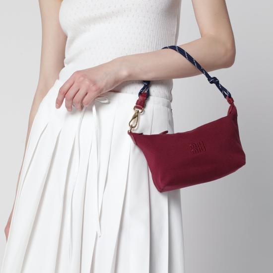 26FW 미우미우 스피릿 나파 레더 파우치 5NE8412IA7 Burgundy - MIU MIU