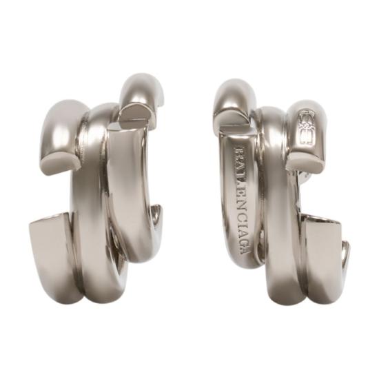 26FW 발렌시아가 이어링 856281 TZ77S 0926 SILVER