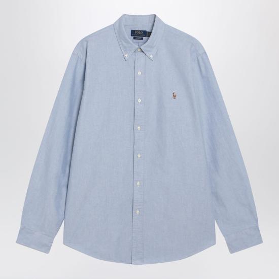 26FW 폴로 랄프로렌 컬러 포니 자수 커스텀 핏 버튼 다운 셔츠 710792041002CO Light blue