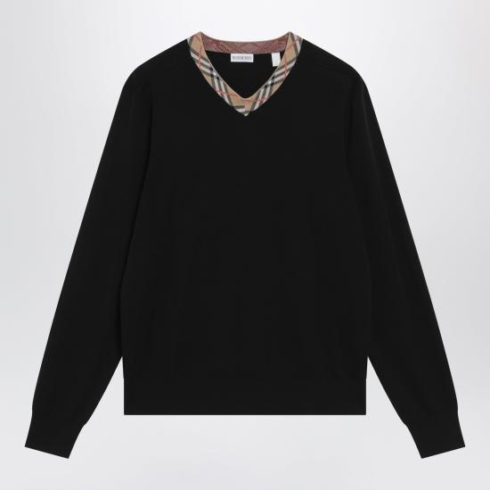 26FW 버버리 긴팔 티셔츠 8127128176384 Black