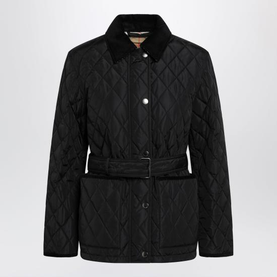 26FW 버버리 칠턴 퀼팅 자켓 8110378166468 Black