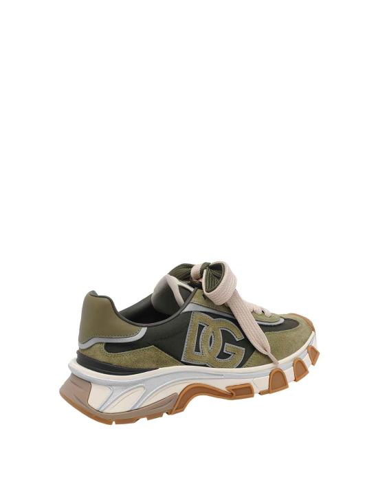26SS 돌체앤가바나 DG 컨트리 로드 패브릭 스니커즈 CS2403A02048Z013 Green - DOLCE & GABBANA
