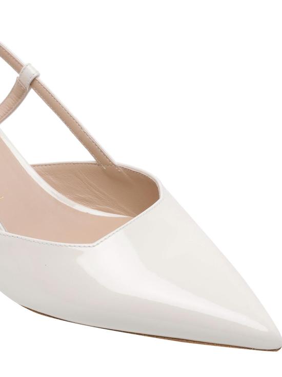 26SS 스튜어트 와이츠먼 힐/펌프스 SJ435VINNIE50SLINGBACKPATCRM White - STUART WEITZMAN