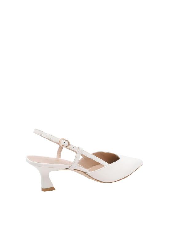 26SS 스튜어트 와이츠먼 힐/펌프스 SJ435VINNIE50SLINGBACKPATCRM White - STUART WEITZMAN