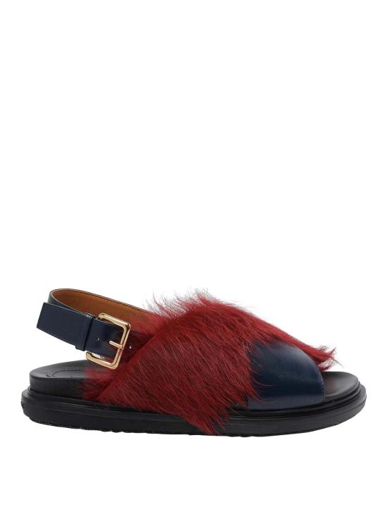 26SS 마르니 샌들 FBMS018101P7614ZP085 Dark Red