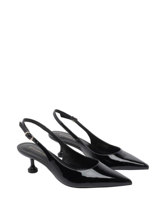 26SS 스튜어트 와이츠먼 힐/펌프스 SM912STUARTINISLINGBACK50PATBLK Black - STUART WEITZMAN