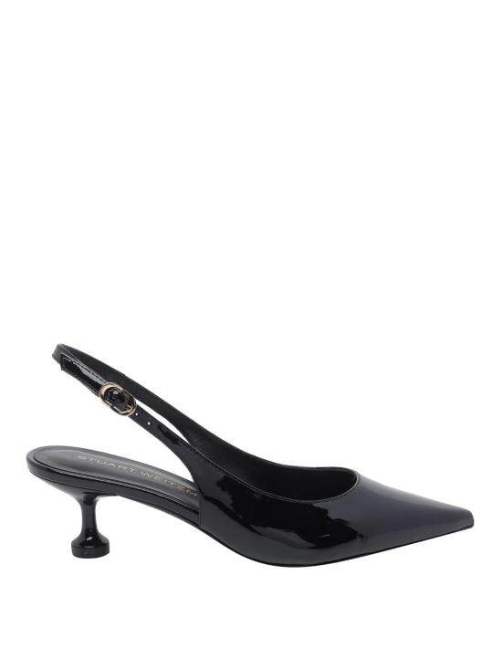 26SS 스튜어트 와이츠먼 힐/펌프스 SM912STUARTINISLINGBACK50PATBLK Black
