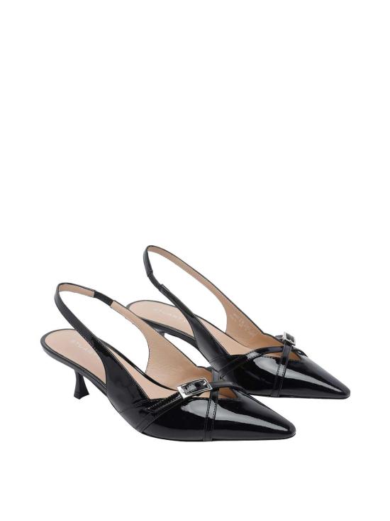 26SS 스튜어트 와이츠먼 힐/펌프스 SM977GEORGIESLINGBACKPATBLK Black - STUART WEITZMAN
