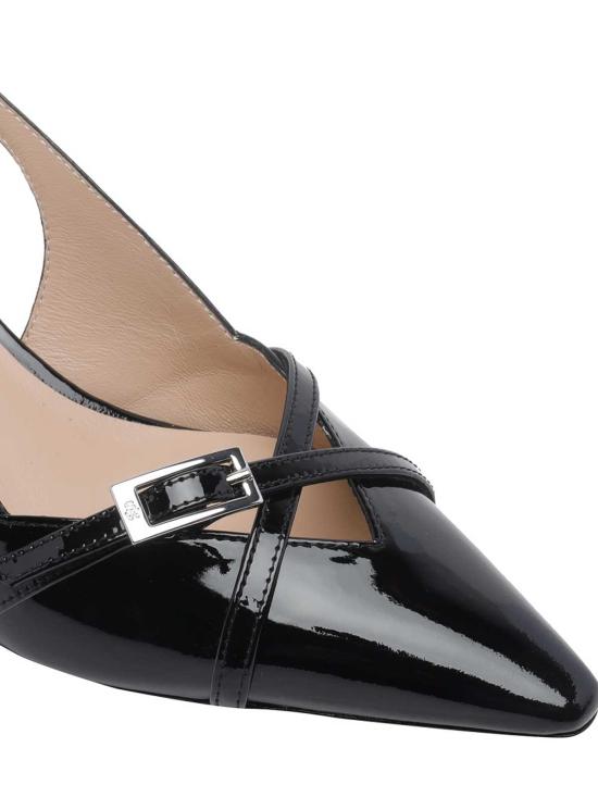 26SS 스튜어트 와이츠먼 힐/펌프스 SM977GEORGIESLINGBACKPATBLK Black - STUART WEITZMAN