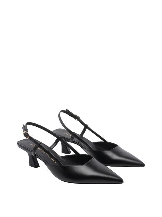 26SS 스튜어트 와이츠먼 힐/펌프스 SJ434VINNIE50SLINGBACKSMOBLK Black - STUART WEITZMAN